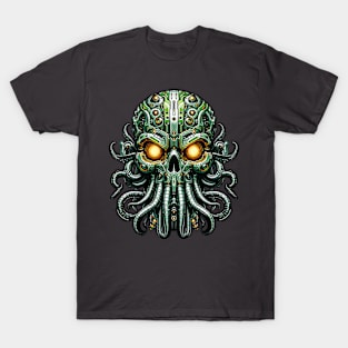 Biomech Cthulhu Overlord S01 D20 T-Shirt